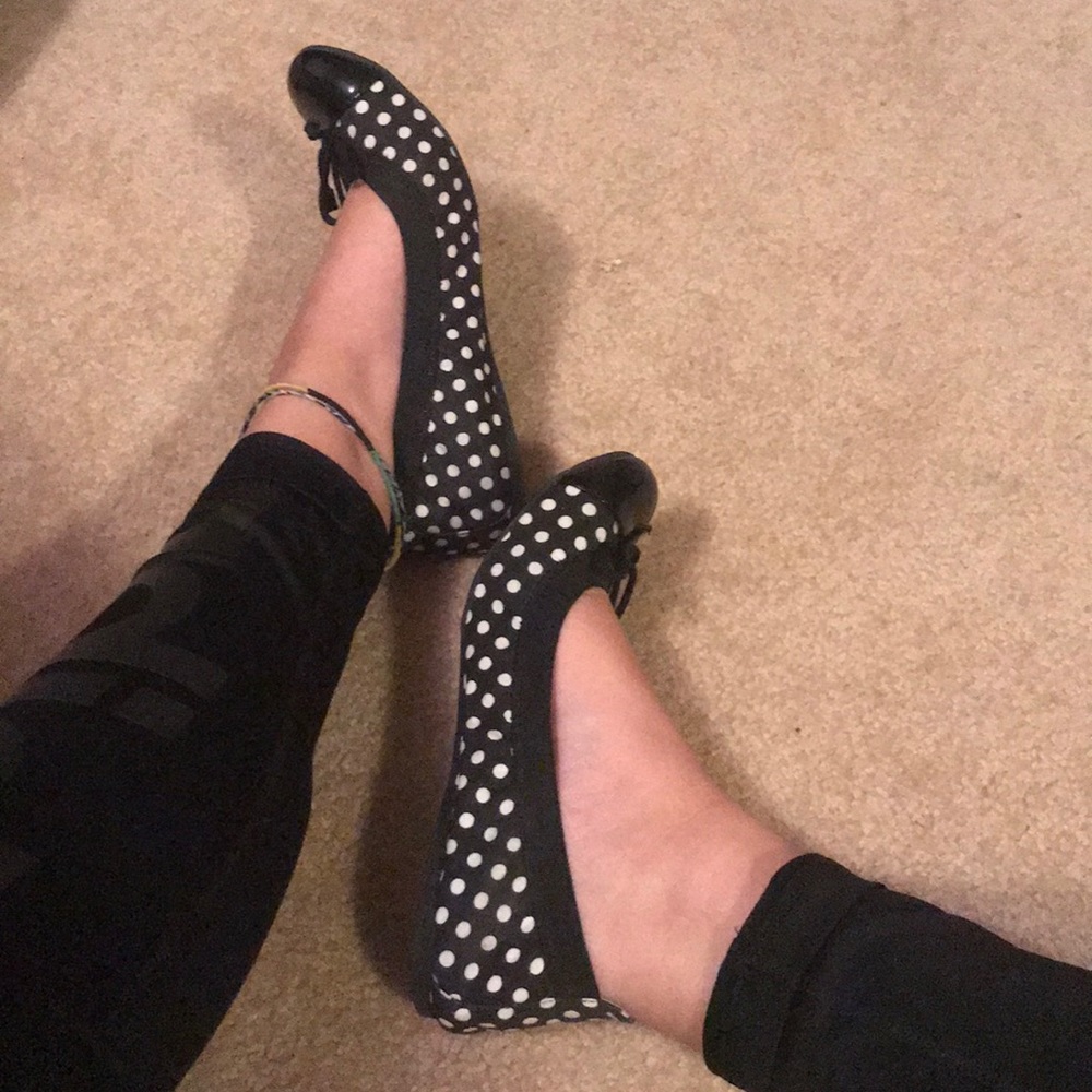 Black and white flats